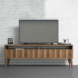 Hanah Home Best 2 - Mueble de TV Nogal